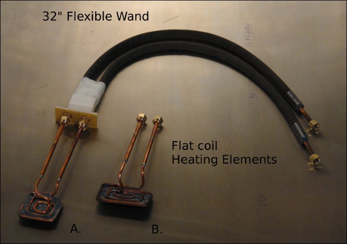 Flexible Wands and custom coils.